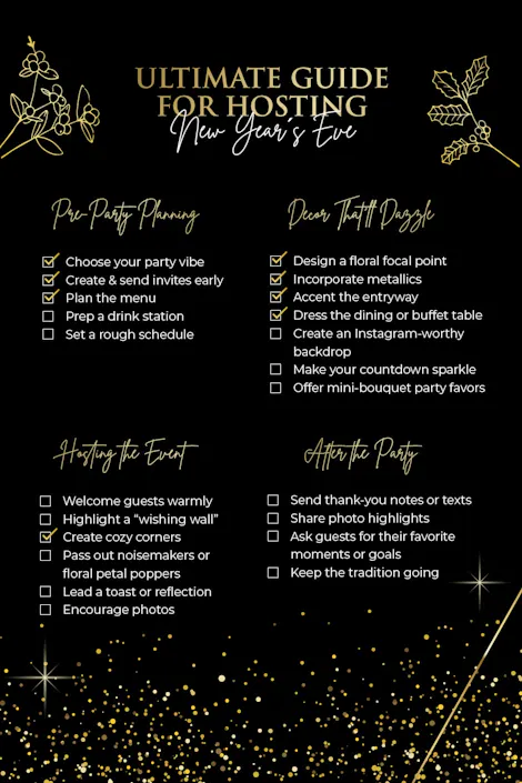 Ultimate Guide for Hosting New Year's Eve