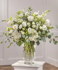 White Bohemian Event Vase