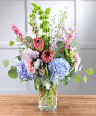 Pastel Garden Vista