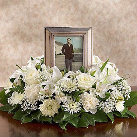 Memorial Table Wreath Personalize your color Carithers Flowers Voted Best Florist Atlanta
