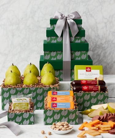 Fancy and Fresh Gourmet Gift Tower - National Delivery