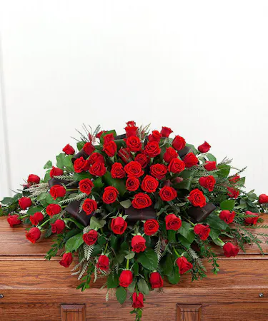 Rose Garden Casket Cover