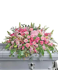 Beautiful Memories Garden Casket Spray