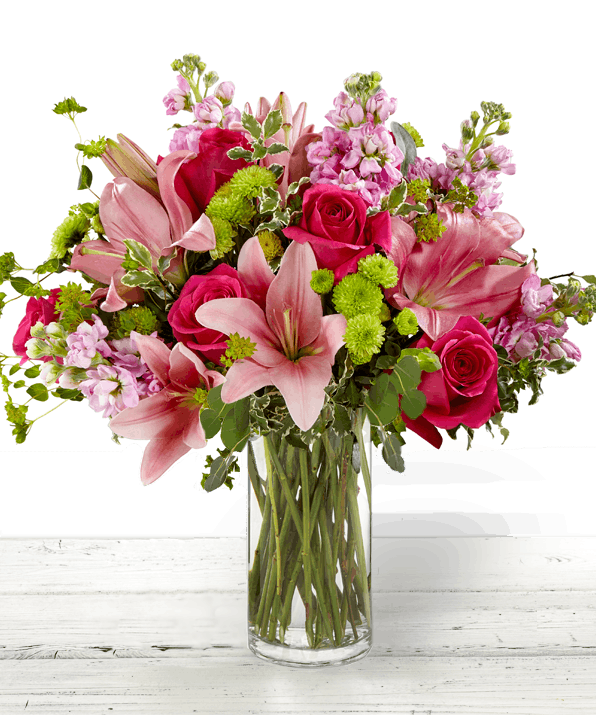 The Pink Posh Bouquet by Carithers Flowers, same day delivery nationwide.