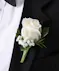 White Rose Boutonniere