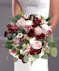 Burgundy Bridal Garden Bouquet