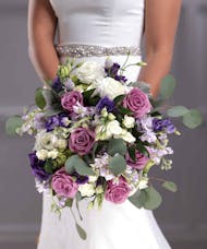 Bridal Bouquet - Lavender and White Garden Bouquet