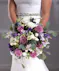 Lavender and White Garden Bridal Bouquet