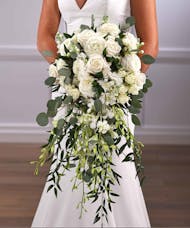 Bridal Bouquet - White Teardrop
