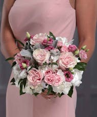 Bridesmaid Pink Pave Style Bouquet