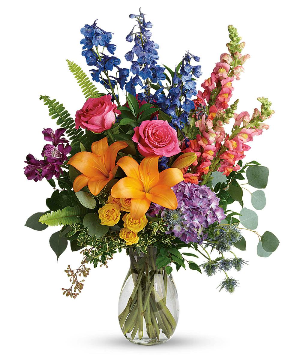 Colors of the Rainbow Bouquet Same day flower delivery in Atlanta GA