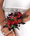 Red Spray Rose Corsage