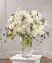 Event Garden Pedestal Arrangement in our bloom on bloom style in your choice of color palette.