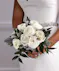 Bridal Bouquet - Nosegay of White Ranunculus and Roses