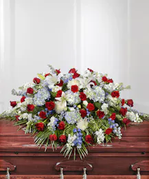 American Patriot Casket Cover