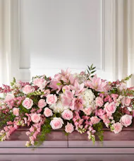 Life & Remembrance Garden Casket Spray