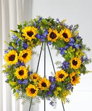 Sunflower Garden Wreath