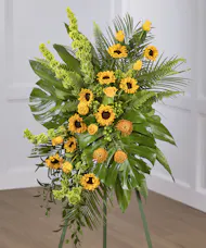 Sunflower Garden Sympathy Spray