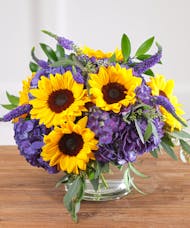 Sunflowers & Hydrangea