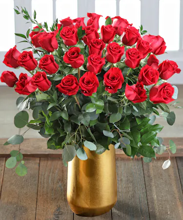 Three Dozen Ecuadorian Mountain Red Roses