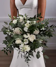 Bridal Bouquet - White Boho Style