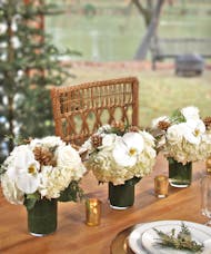 Winter Greetings Centerpieces