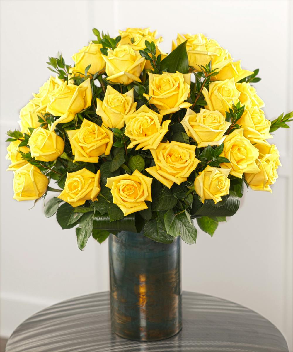 Three Dozen Yellow Roses by Carithers Flowers Atlanta ...