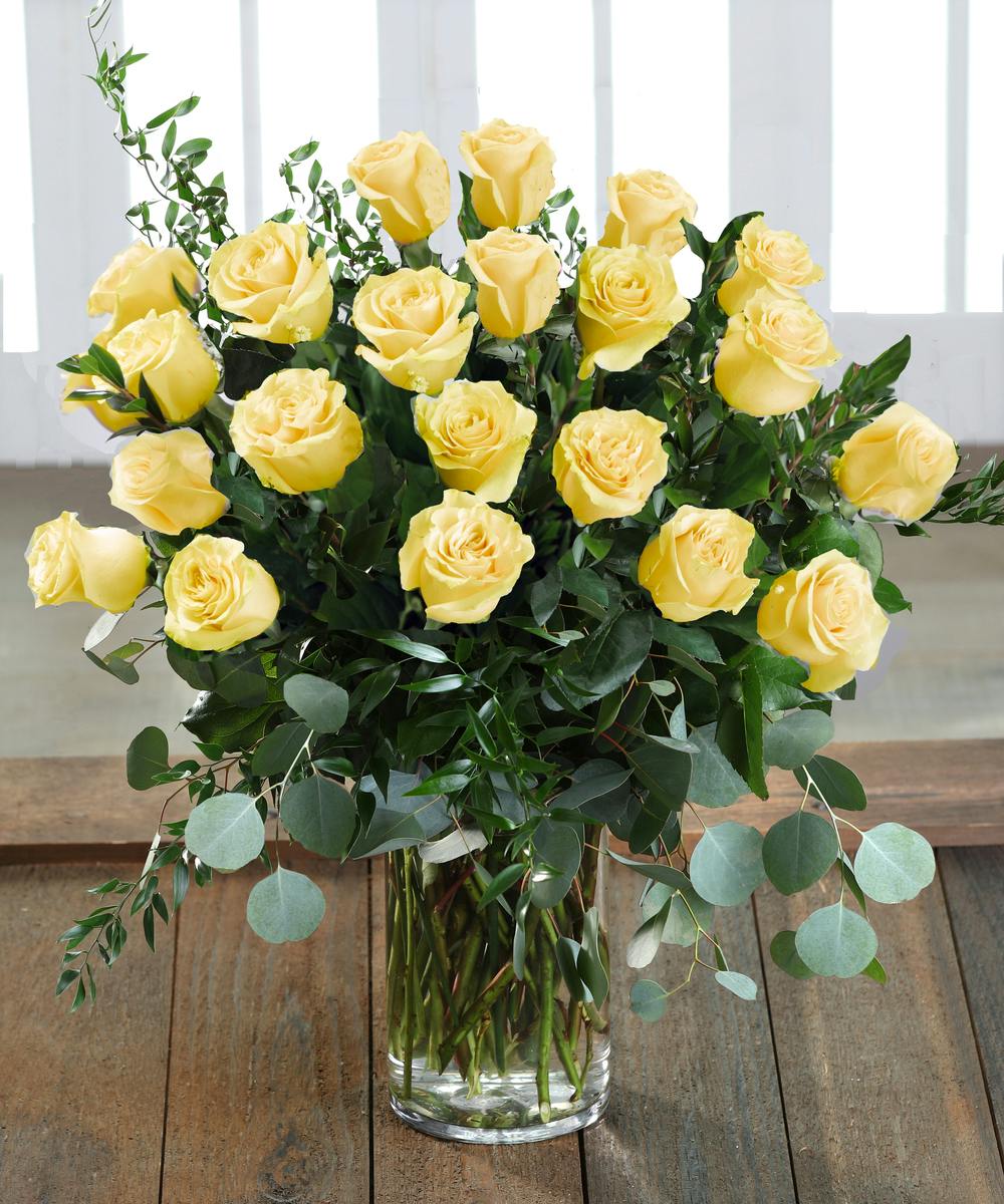 Dozen Yellow Roses by Carithers Flowers Atlanta