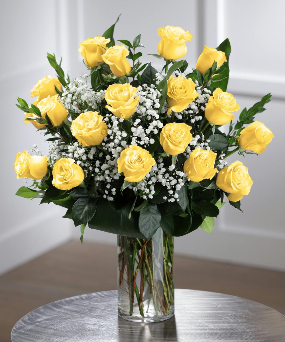 Download Dozen Yellow Roses by Carithers Flowers Atlanta